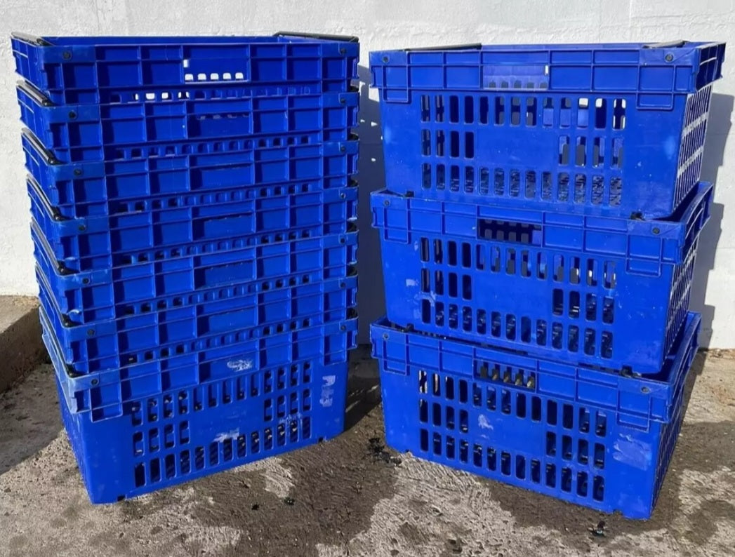 NO VAT - 5 X EXTRA DEEP BAIL ARM CRATES