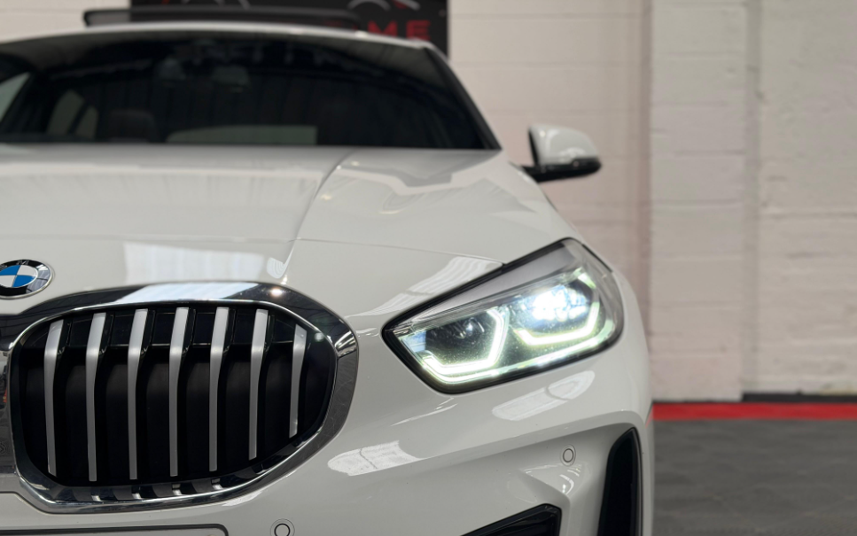 **(ONLY 99K MILEAGE)** 2021 BMW 118I M SPORT 1.5 PETROL SEMI AUTO WHITE >>--NO VAT ON HAMMER--<<
