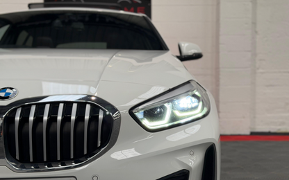 **(ONLY 99K MILEAGE)** 2021 BMW 118I M SPORT 1.5 PETROL SEMI AUTO WHITE >>--NO VAT ON HAMMER--<<