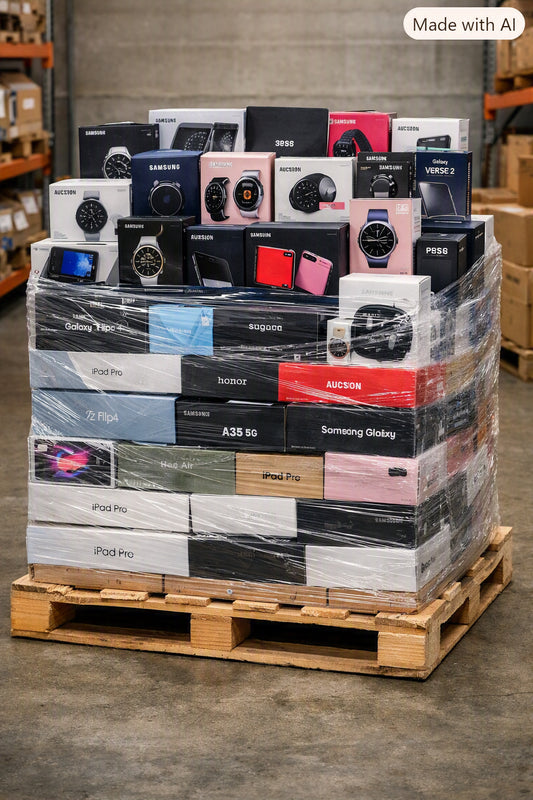 120+ CUSTOMER RETURN PALLET:SMARTWATCHES & TECH APPLE WATCH SERIES 9, GALAXY W6,IPADS & FOLDABLES