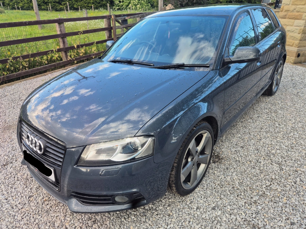 2012 AUDI A3 S LINE SP EDTN TDI 138 2.0 DIESEL MANUAL HATCHBACK GREY >>--NO VAT ON HAMMER--<<