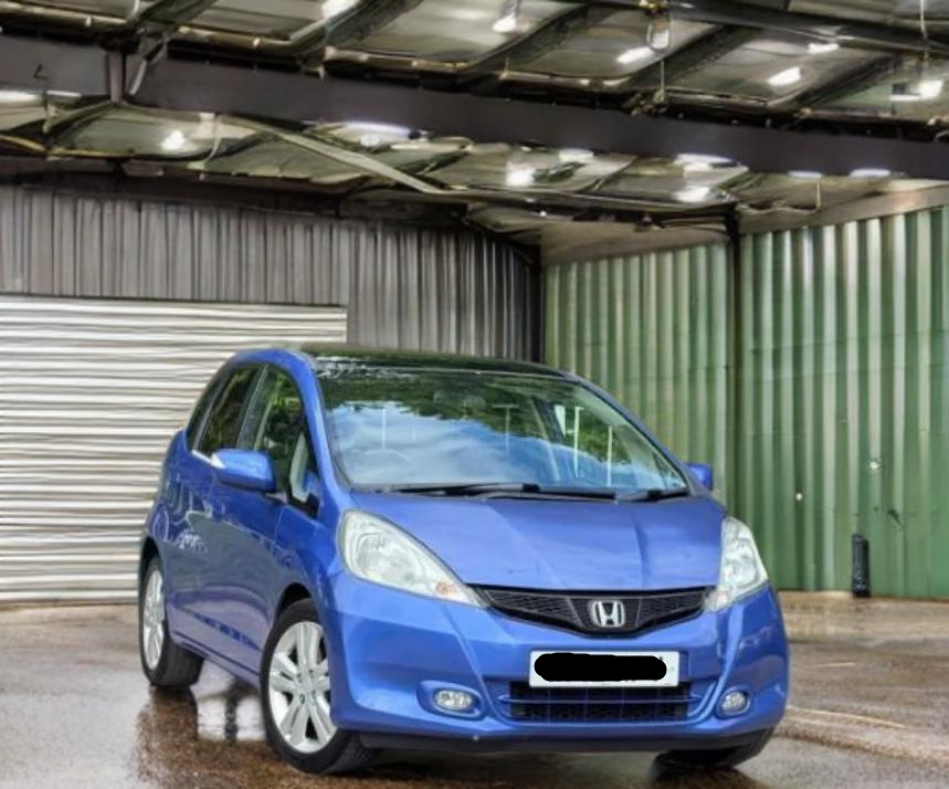 **(ONLY 118K MILEAGE)** 2012 HONDA JAZZ I-VTEC EX CVT 1.3L PETROL BLUE >>--NO VAT ON HAMMER--<<