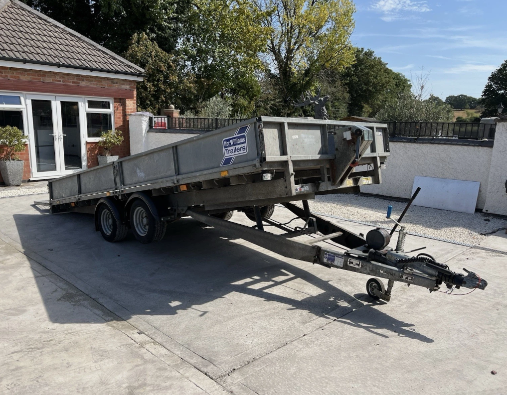 IFOR WILLIAMS CT166G HYDRAULIC TILTBED TRAILER – 3.5 TONNE >>--NO VAT ON HAMMER--<<