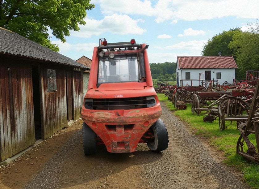 LINDE H70D DIESEL FORKLIFT – 6.5 TON LIFT – FULL CAB