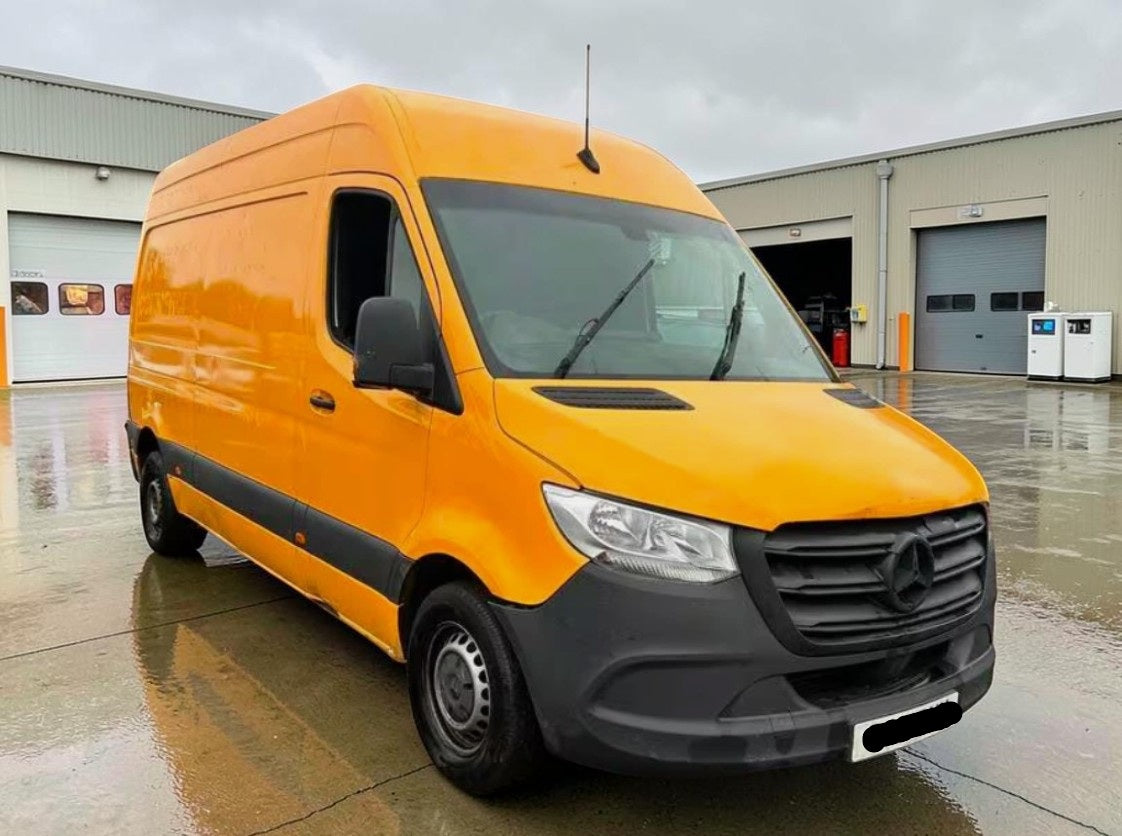 2021 MERCEDES-BENZ SPRINTER 314 PROGRESSIVE CDI L2H1 2143CC DIESEL PANEL VAN YELLOW