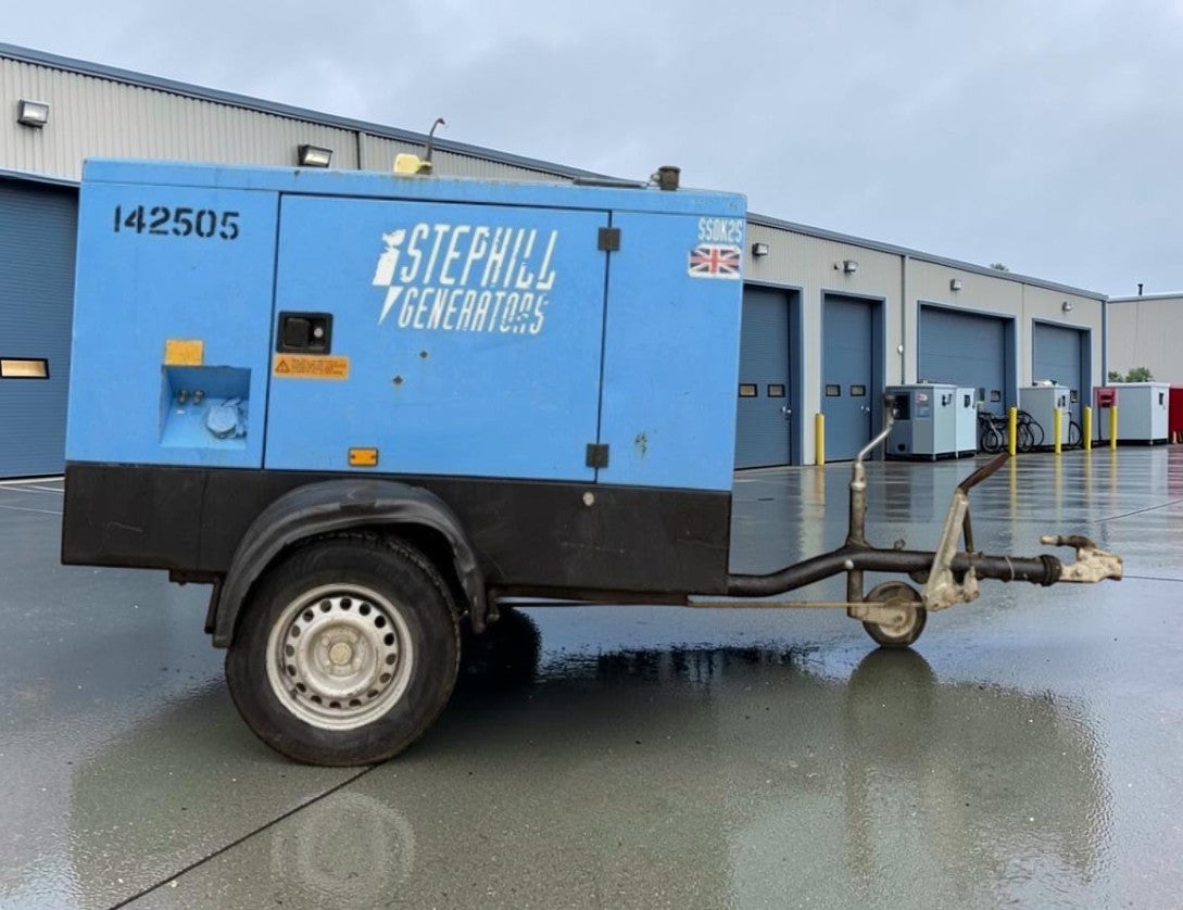 2014 STEPHILL GENERATORS SSDK25 25 KVA DIESEL GENERATOR – TRAILER MOUNTED
