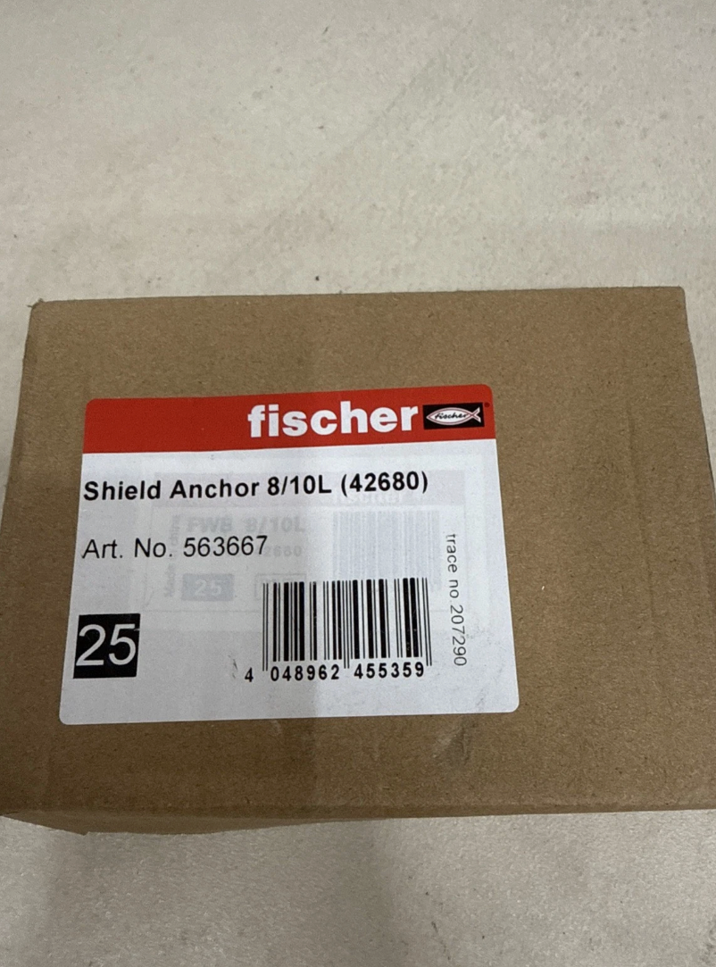 20 X FISCHER SHIELD ANCHOR 8/10L 42680