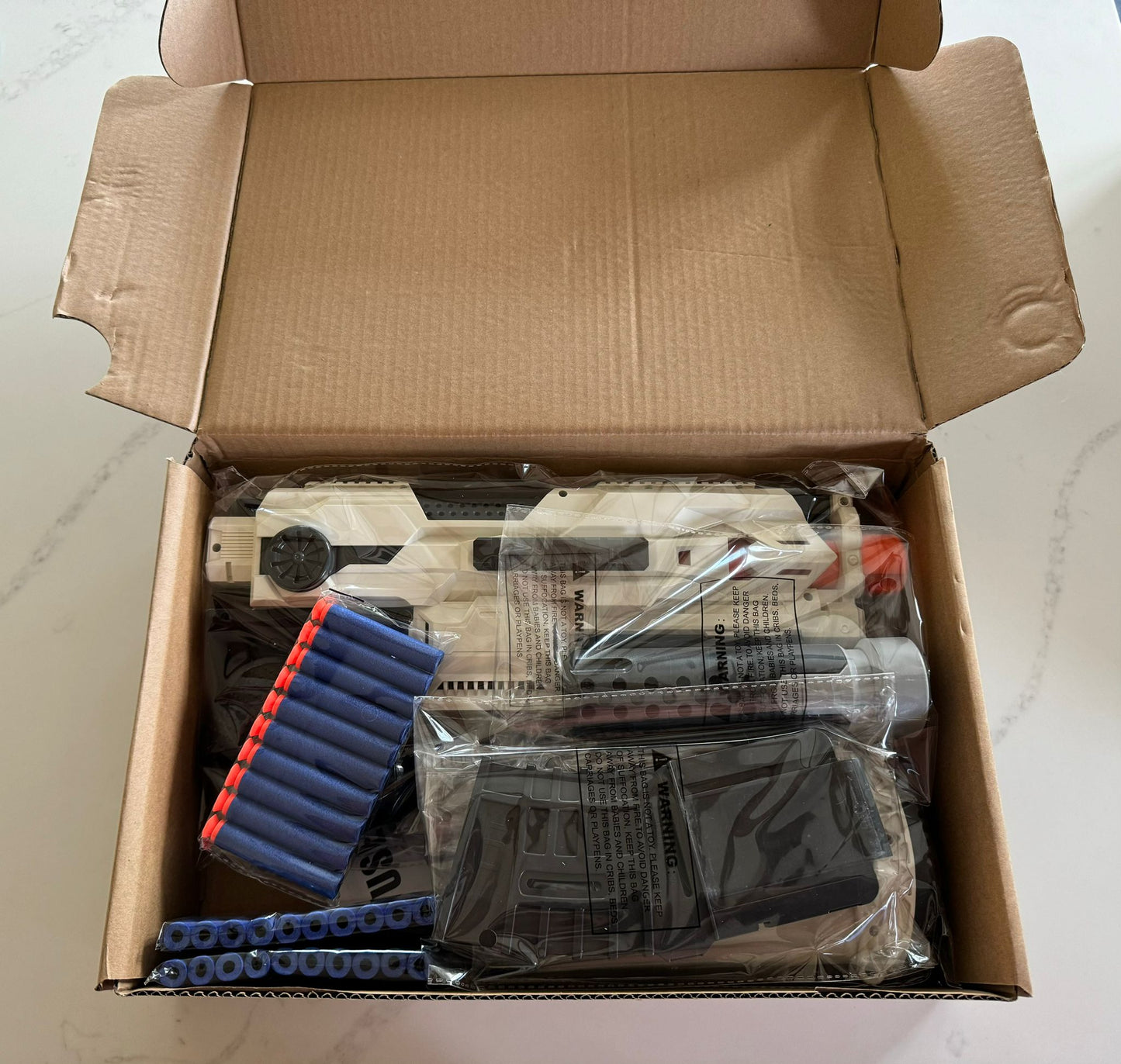 50X BRAND NEW BLASTER SHOTS PROJECTILE LAUNCHER VORTEX DART GUNS – INDIVIDUALLY BOXED
