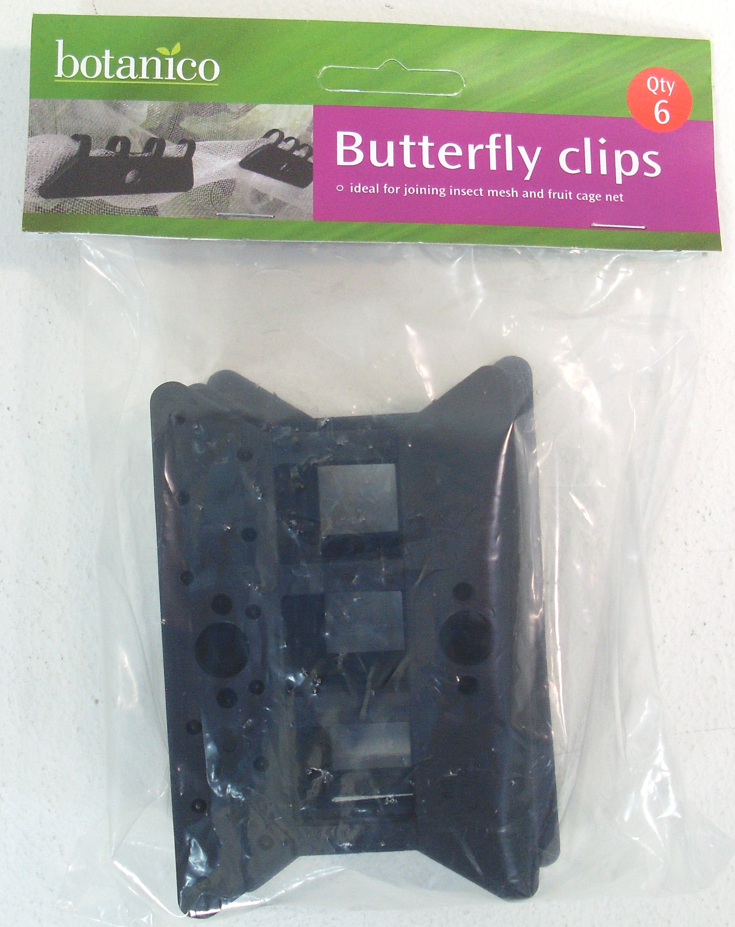 120 X 6PC BUTTERFLY CLIPS