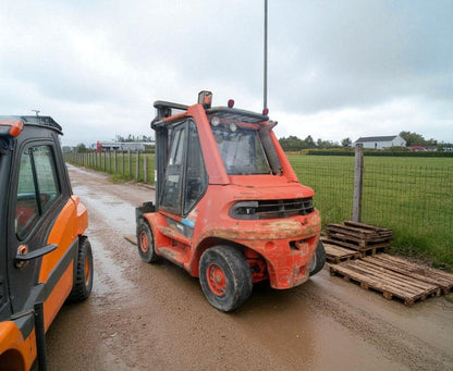 LINDE H70D DIESEL FORKLIFT – 6.5 TON LIFT – FULL CAB