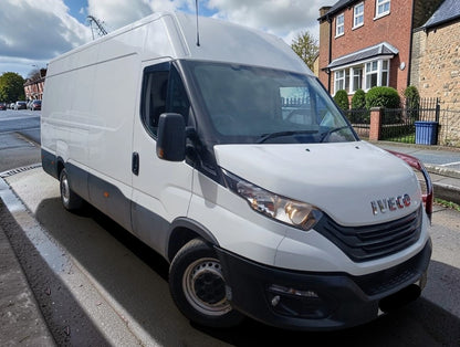 **(ONLY 80K MILEAGE)** 2022 IVECO DAILY AUTO DIESEL PANEL VAN WHITE >>--NO VAT ON HAMMER--<<