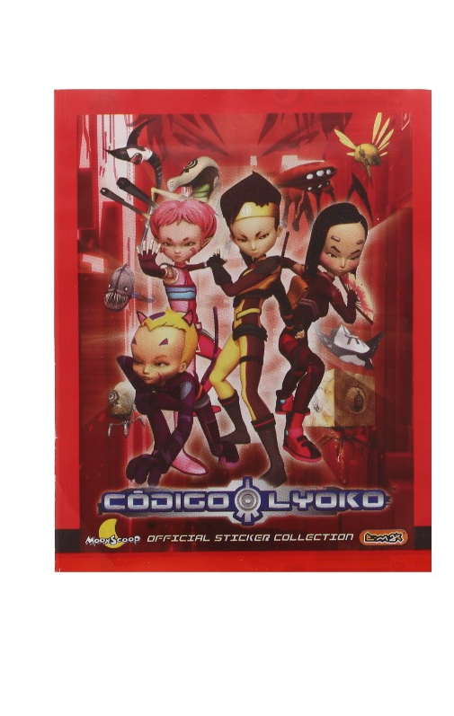 1300 X CODIGO LYOKO- STICKERS LOOSE-RED