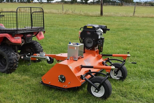 QUAD MULE GATOR UTV ATV 4X4 TOWABLE FLAIL MOWER TOPPER – V-TWIN 22HP PETROL