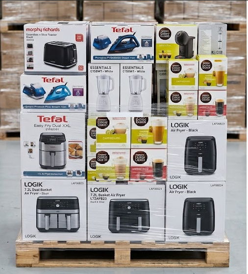 50+ PREMIUM KITCHEN ELECTRICALS – AIR FRYERS, KETTLES, TOASTERS, BLENDERS & IRONS – RETURNS JOBLOT