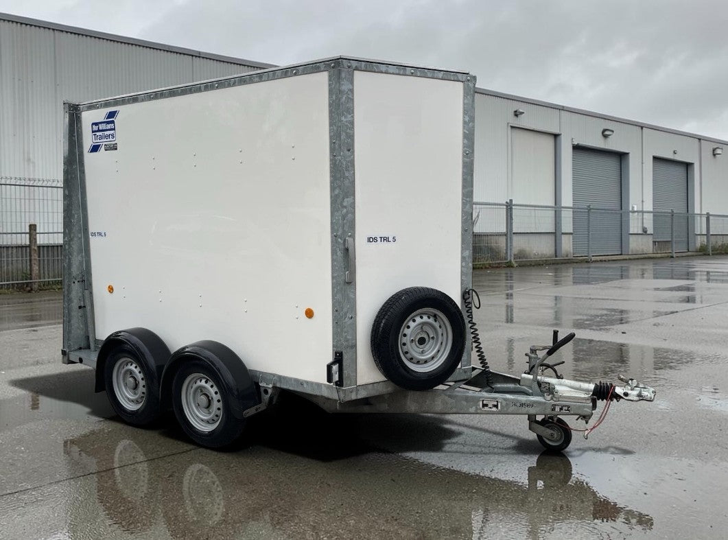 IFOR WILLIAMS BV85 TWIN AXLE BOX TRAILER >>--NO VAT ON HAMMER--<<