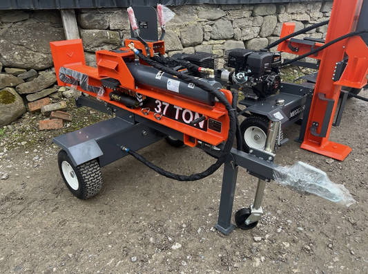 MEGGA SPLITTER 37-TON TOWABLE HYDRAULIC LOG SPLITTER (DIESEL ENGINE)
