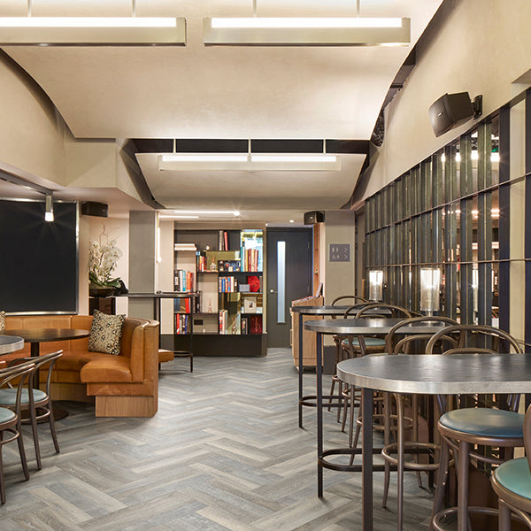 100M² POLYFLOR SIERRA EXEMPLA SPQ9564 SMALL PARQUET GLUE DOWN (DRYBACK) LVT FLOORING – 30 BOXES