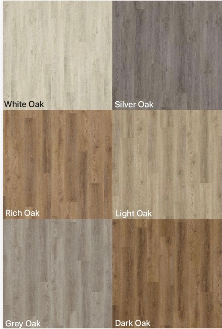 80 X BOXES (268.8M2) VICTORIA CARPETS UNIVERSAL 30 GLUEDOWN LVT PLANK VARIOUS WOODS - RRP £6,700