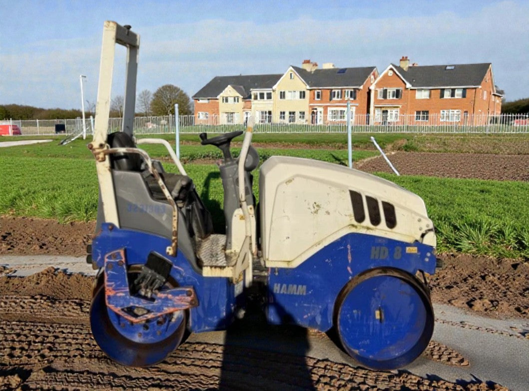 2015 HAMM HD 8 VV – 1.6T DOUBLE DRUM VIBRATING ROLLER