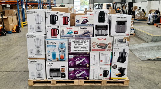 HIGH‑VALUE HOME APPLIANCE RETURNS - PALLET TEFAL • PHILIPS • BOSCH • NINJA • LOGIK