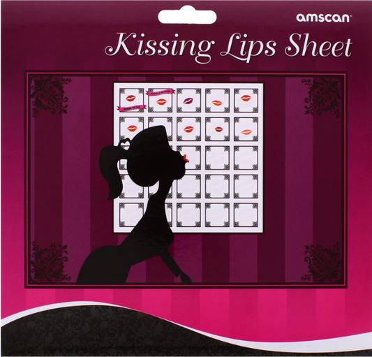 192 X KISSING LIPS SHEET