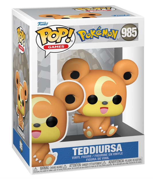 36X NEW FUNKO POP GAMES: POKEMON- TEDDIURSA(EMEA)