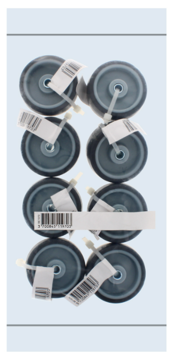 600 X WHEEL D50 40KG TPR & CORE PP