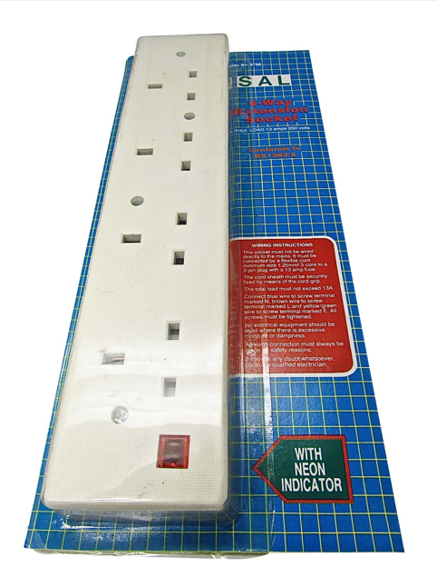 160 X 4 WAY EXTENSION SOCKET (NO CABLE INCLUDED)