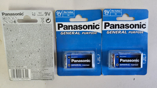 180 PC 9V ZINC CARBON PANASONIC BATTERY