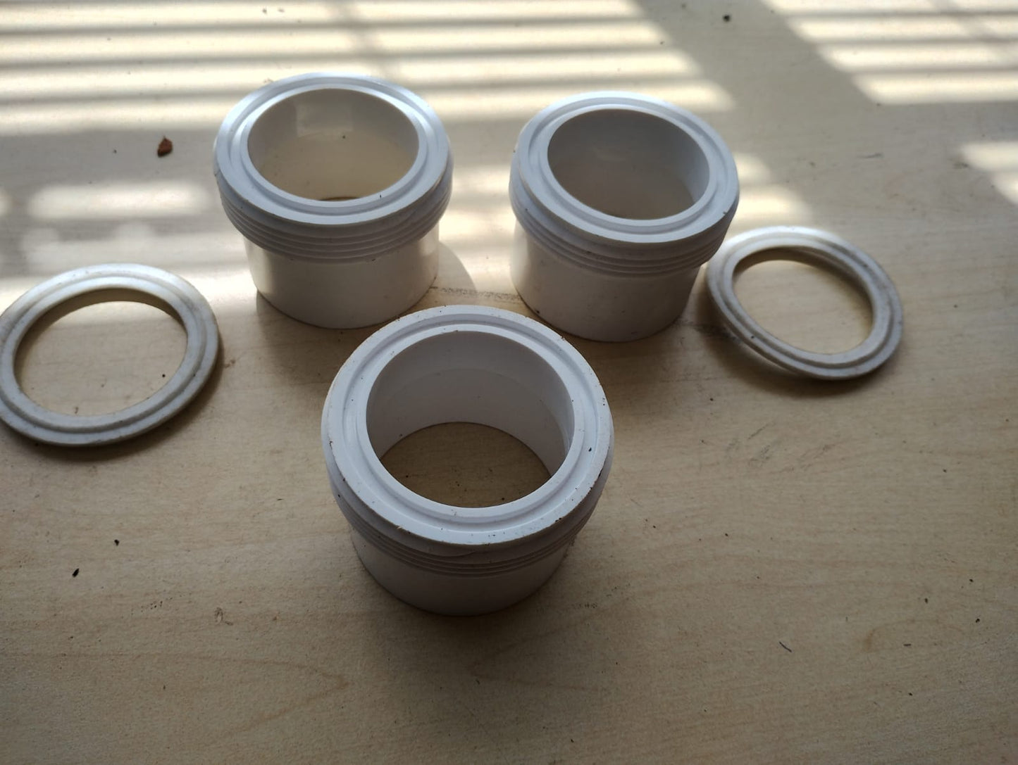 WATERWAY 2" SPLIT NUT TAILPIECE 417-5050- JOBLOT OF 3 + 2 SEALS - NEW