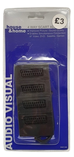 200 X 4 WAY SCART ADAPTOR