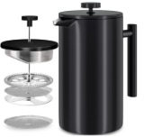 12 X NEW KICHLY STAINLESS STEEL FRENCH PRESS | RRP £221 | BULK CLEARANCE