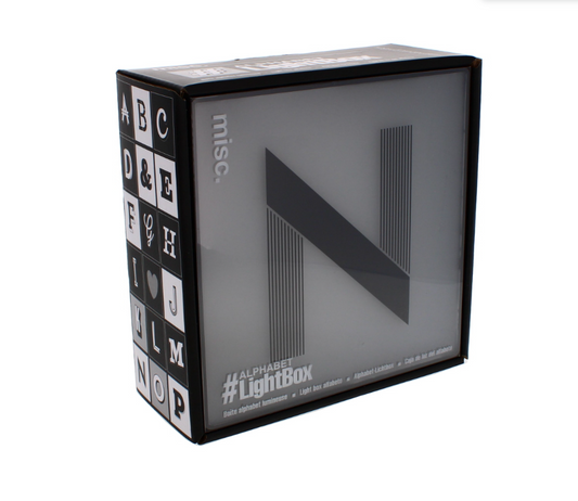 120 X ALPHABET LIGHT UP BOX N