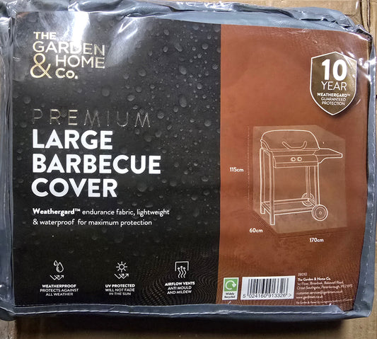 JOB LOT OF 8 PREMIUM LARGE BARBECUE COVER GREY FURNITURE COVER MASSIVE RE SALE POTENTIAL