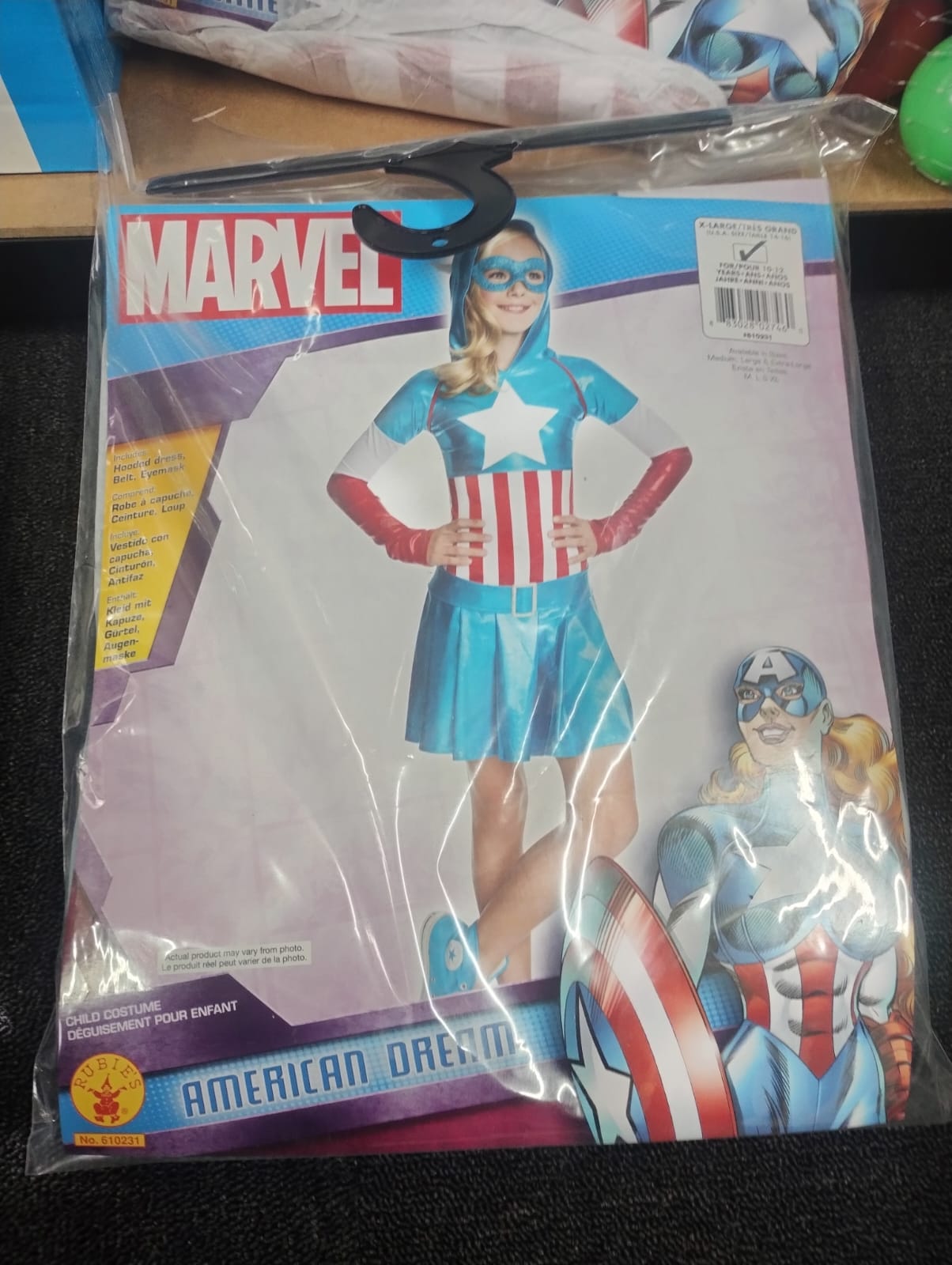 MARVEL AMERICAN DREAM DRESS‑UP – SIZE XL 11–12 – JOBLOT OF 79 – NEW SEALED