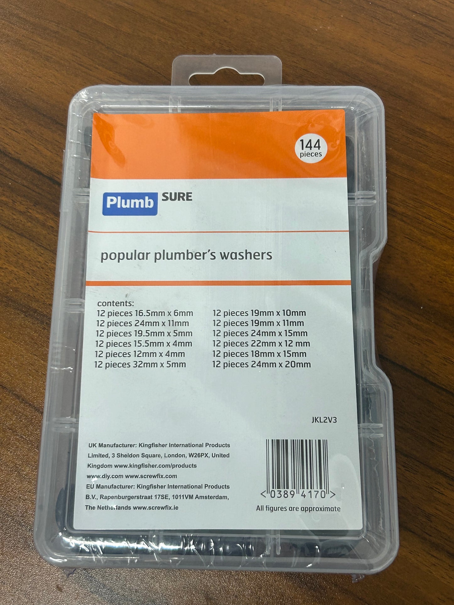 2000X 144 PLUMBERS WASHER BOX KIT