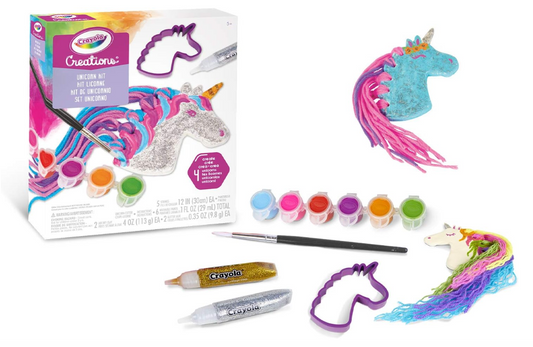 60 X NEW CRAYOLA CREATIONS UNICORN KIT