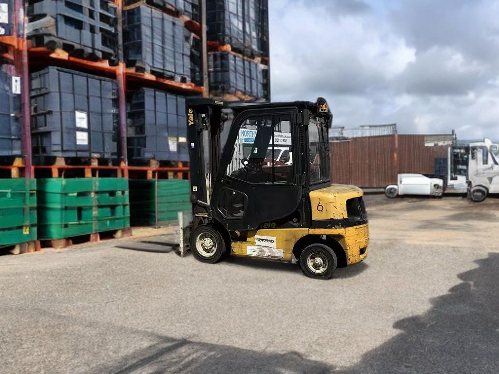 2019 YALE GDP25MXV2420 DIESEL FORKLIFT – 2500KG CAPACITY – 14715 HOURS