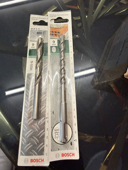 68 X GENUINE BOSCH 9MM DRILL BITS – BRAND NEW RETAIL PACKED – RRP OVER £500