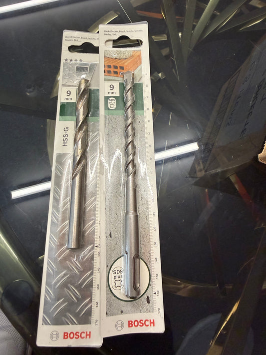 68 X GENUINE BOSCH 9MM DRILL BITS – BRAND NEW RETAIL PACKED – RRP OVER £500
