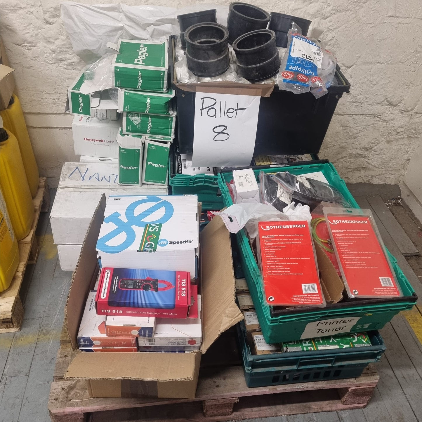 PLUMBING JOBLOT RRP £4900 POLYPIPE HONEYWELL GRUNDFOS RRP £4900