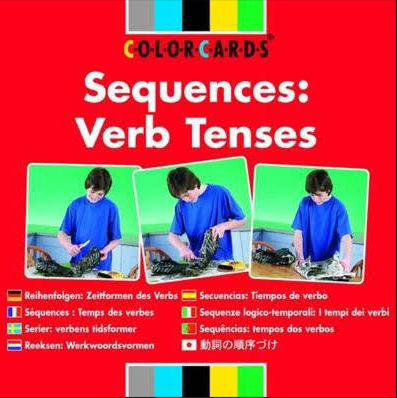 24 X COLORCARDS-SEQUENCES: VERB TENSES