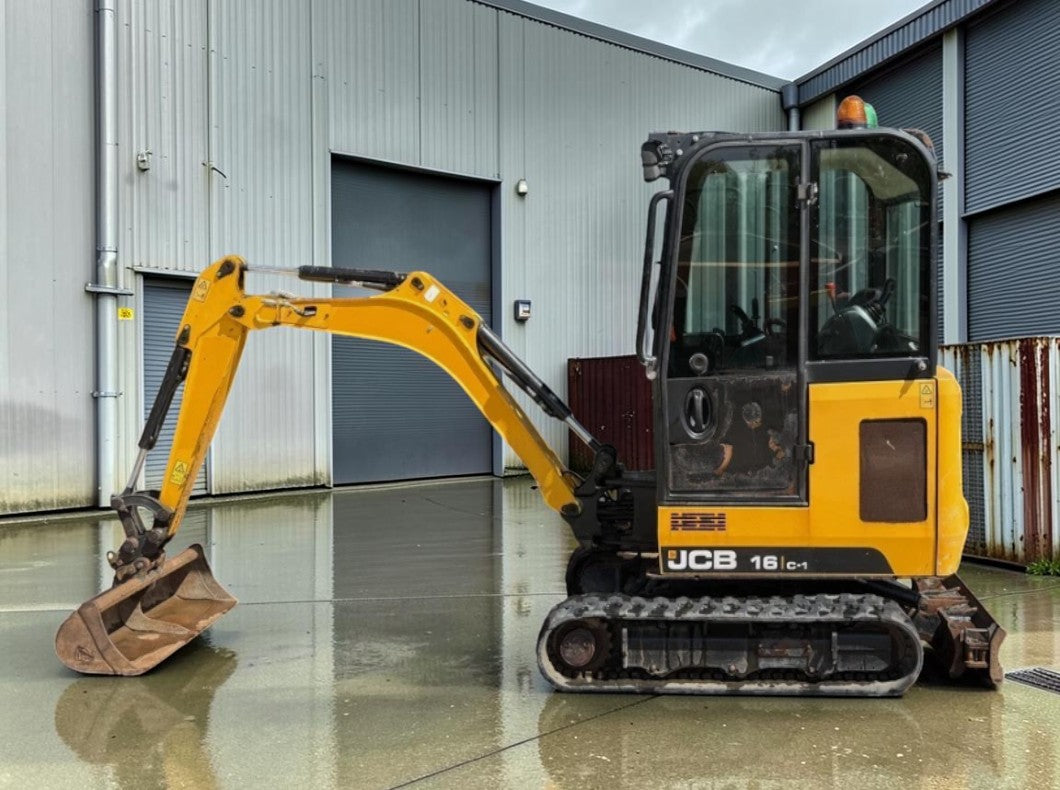 2021 JCB 16C-1 1.7T CAB MINI EXCAVATOR