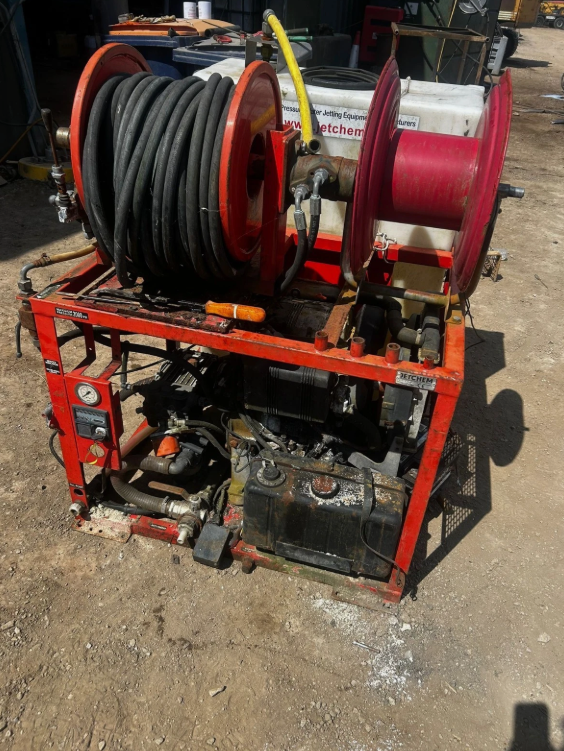 JETCHEM DIESEL POWER WASHER / HIGH PRESSURE WATER JETTING UNIT