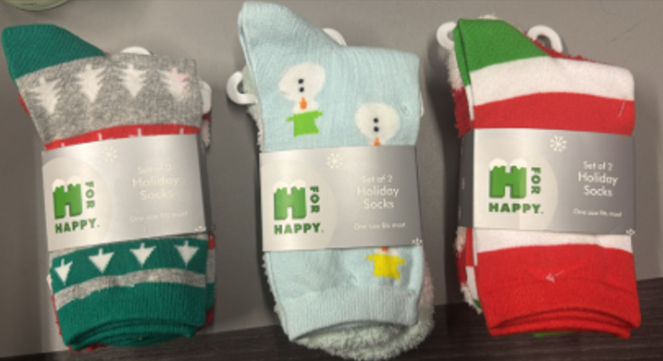 CHRISTMAS SOCKS X 2000 UNITS
