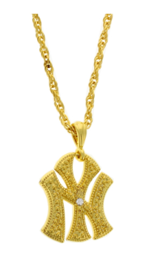 120 X NEW YORK GOLD PENDANT NECKLACE