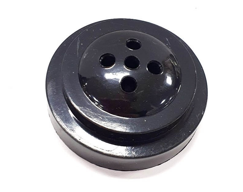 48 X MINI FLAG HOLDER BASE ROUND BLACK