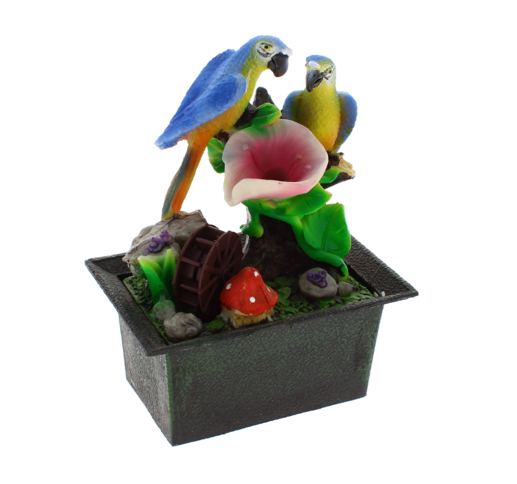 46 X TABLE WATERFALL BATTERY BLUE PARROT