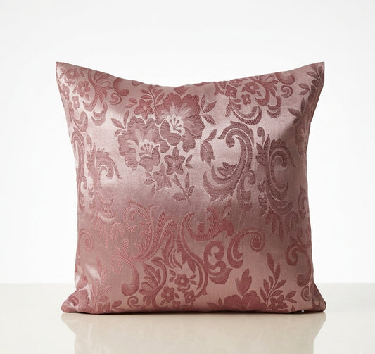 X200 CUSHION COVERS - INDIAN RED FLORAL DESIGN - MEASURES 16X16" / 40 X 40 CM - QUAIITY FABRIC