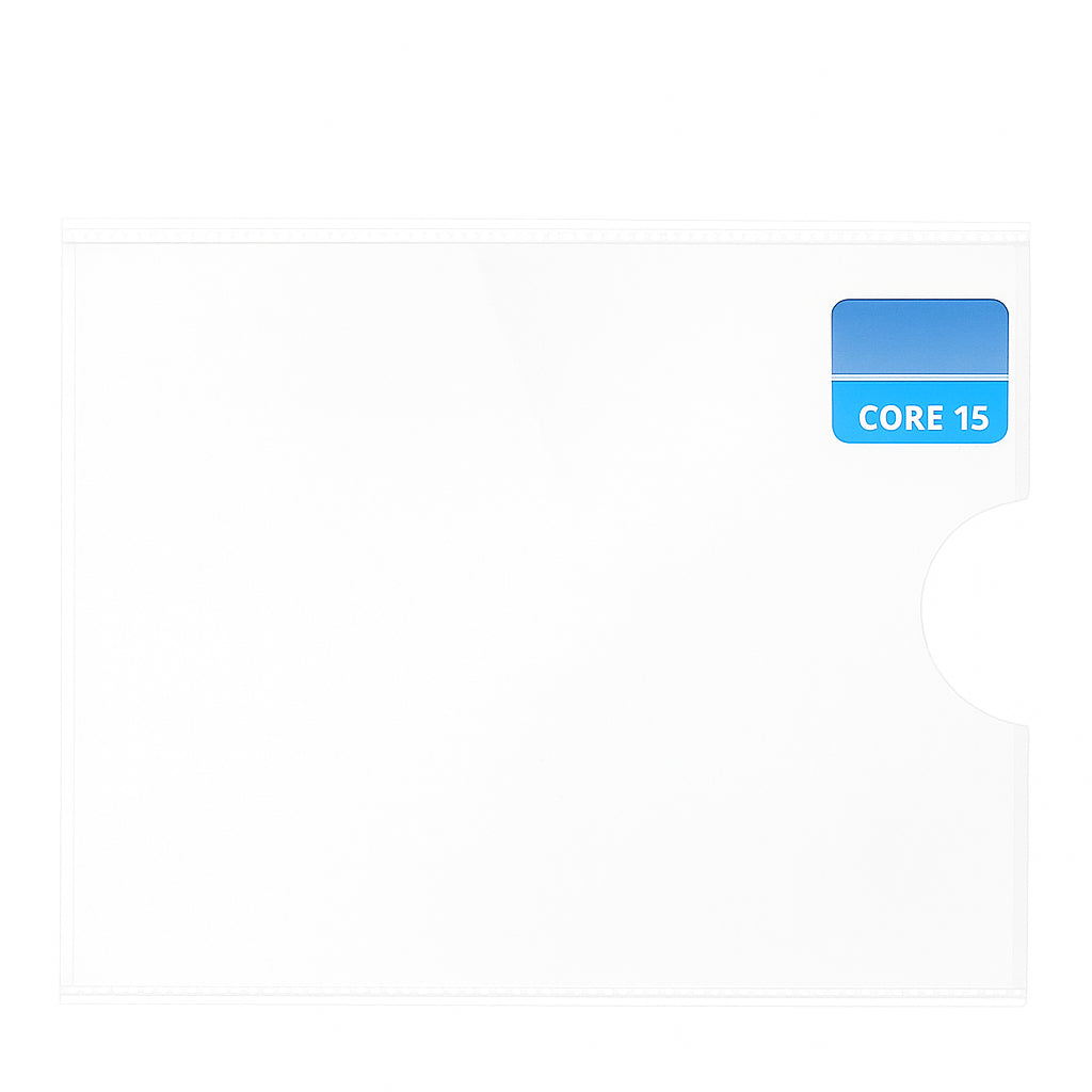 80X PACKS OF 25 KANGARO A7 PLASTIC CARD SLEEVES (2000 TOTAL) – U-SHAPED CLEAR – BULK LOT